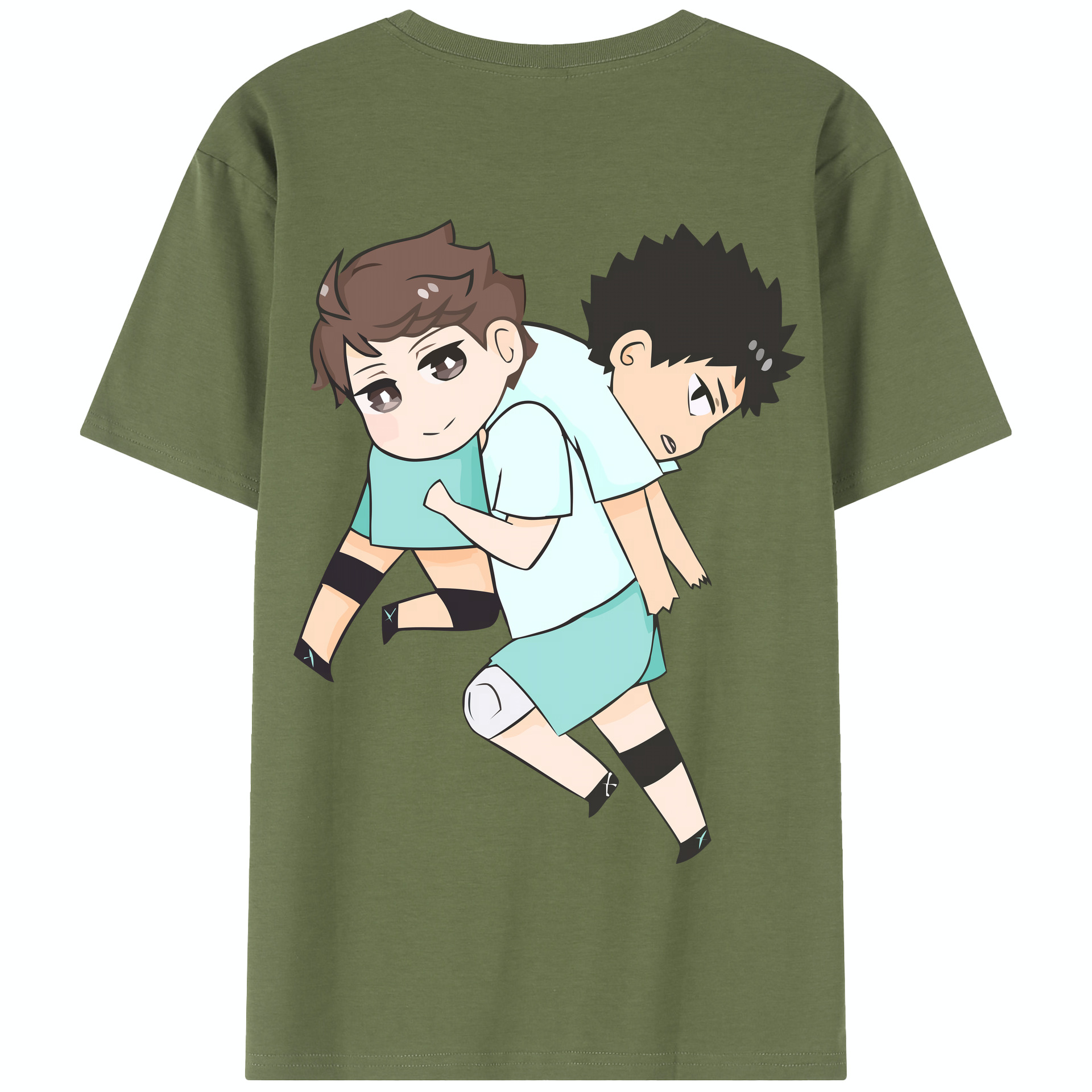 （画像用） ハイキュー!! Haikyu!! 綿100％半袖Tシャツ（背面プリント）
